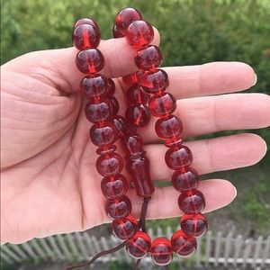 beautiful handmade prayer beads named Abe Hayat